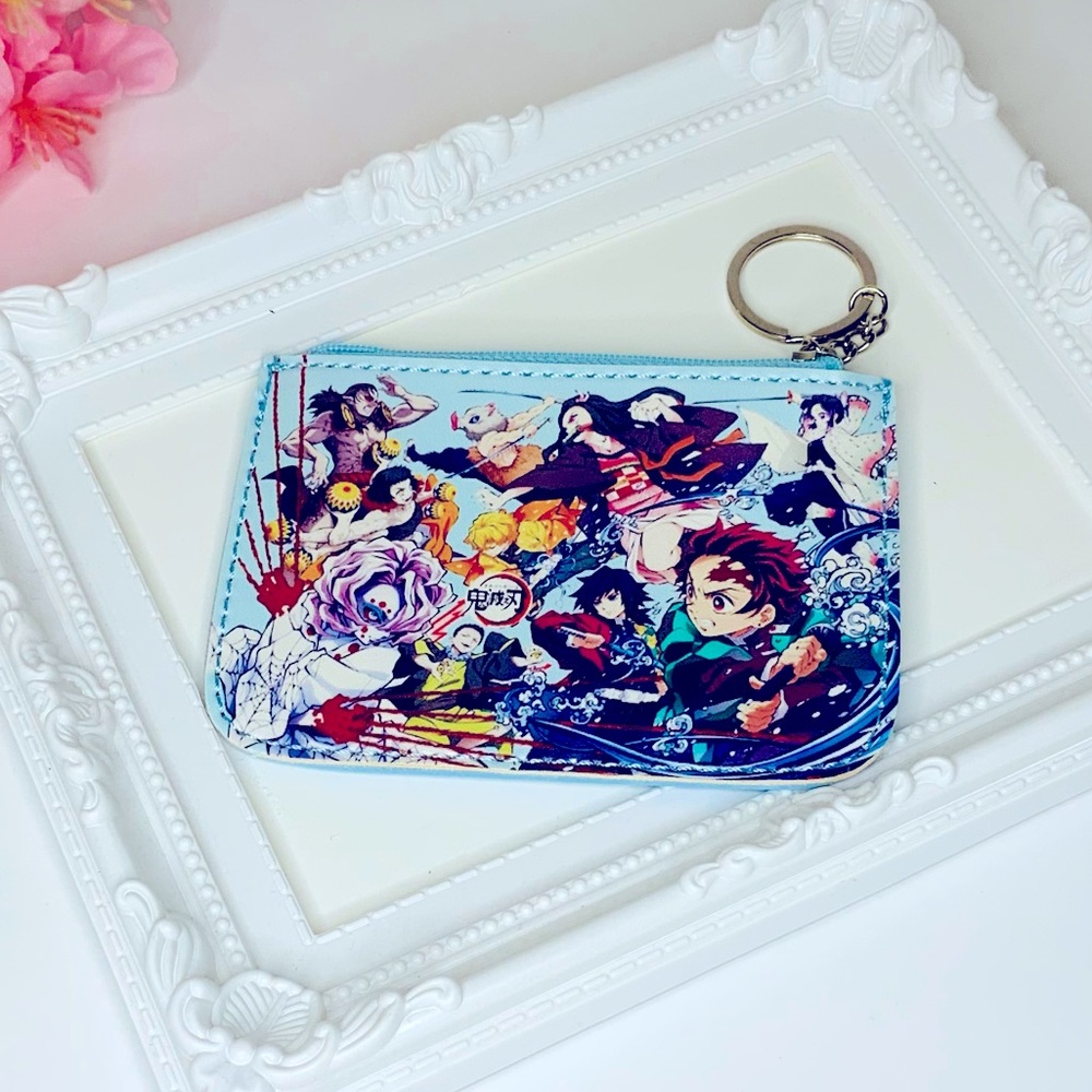 Demon Slayer Tanjiro & Nezuko ID Wallet Keychain